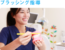 ブラッシング指導
